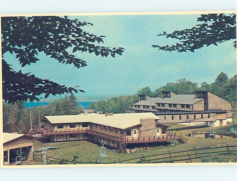 Unused Pre-1980 LODGE SCENE Moosehead Maine ME c5000
