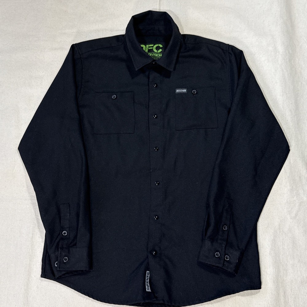 Dixxon DFC Flannel Shirt Boys Extra Large Black Youth Division Button Up