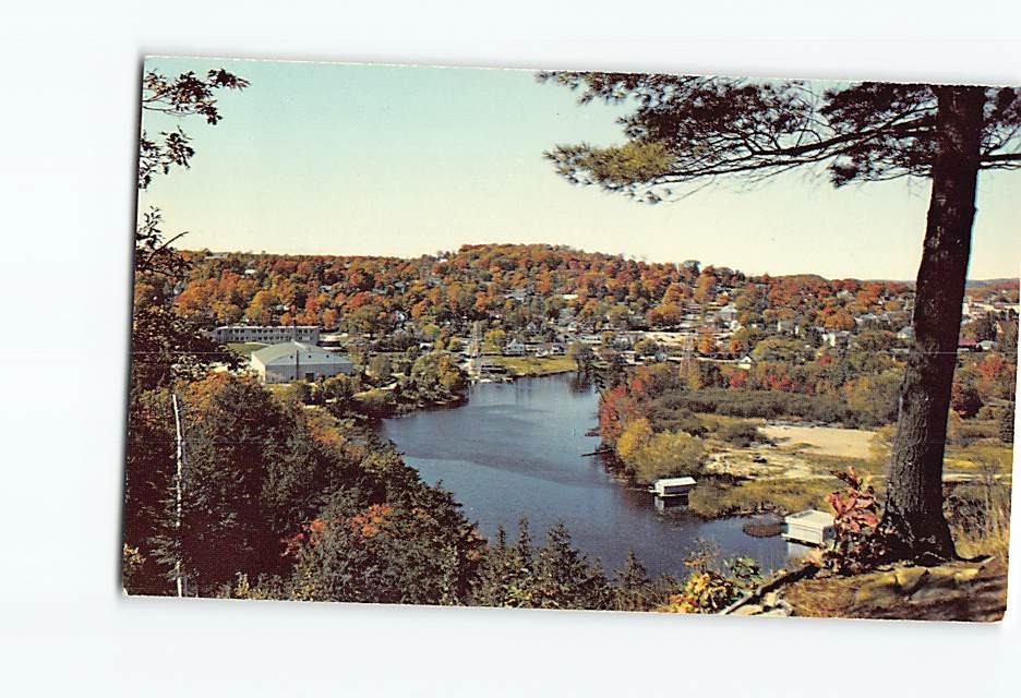 Postcard Huntsville Muskoka Lookout Mountain Memorial Park Ontario Canada View