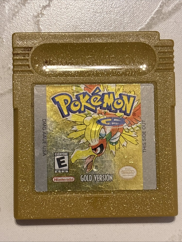 Pokemon Gold Version (Nintendo Game Boy Color, 2000) Untested