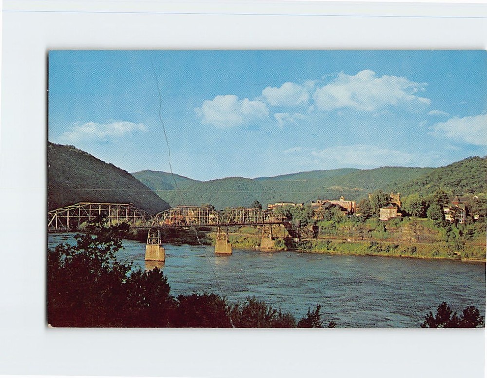Postcard Scenic View Hinton West Virginia USA