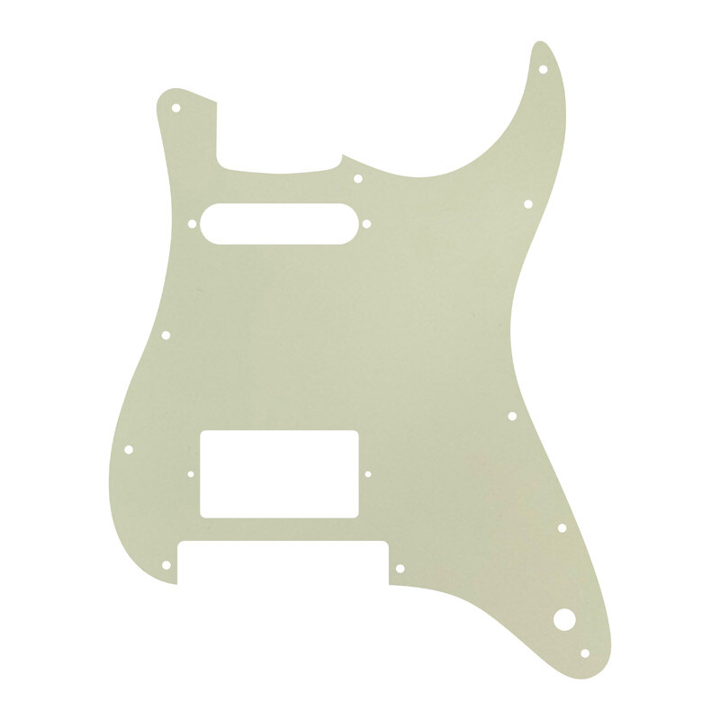 For US Strat Floyd Rose Tremolo SH PAF Humbucker Guitar pickguard, Parchment.