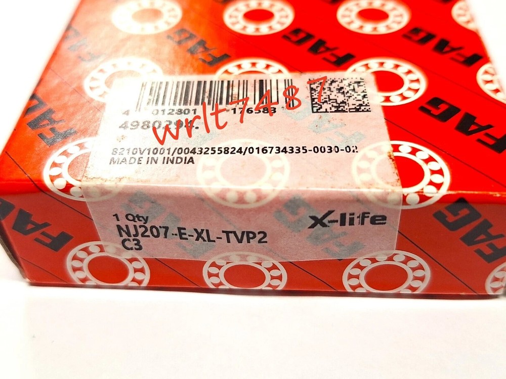 NEW FAG NJ207-E-XL-TVP2-C3 cylindrical roller bearing 1PCS #NN