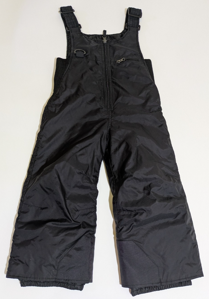 Rawik Kids 3T Black Snow Bibs Ski Pants Insulated Winter Overalls Slightly Used
