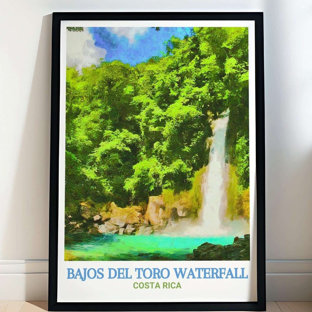 Bajos Del Toro Art Print Costa Rica Home Decor Costa Rica Art Costa Rica Travel