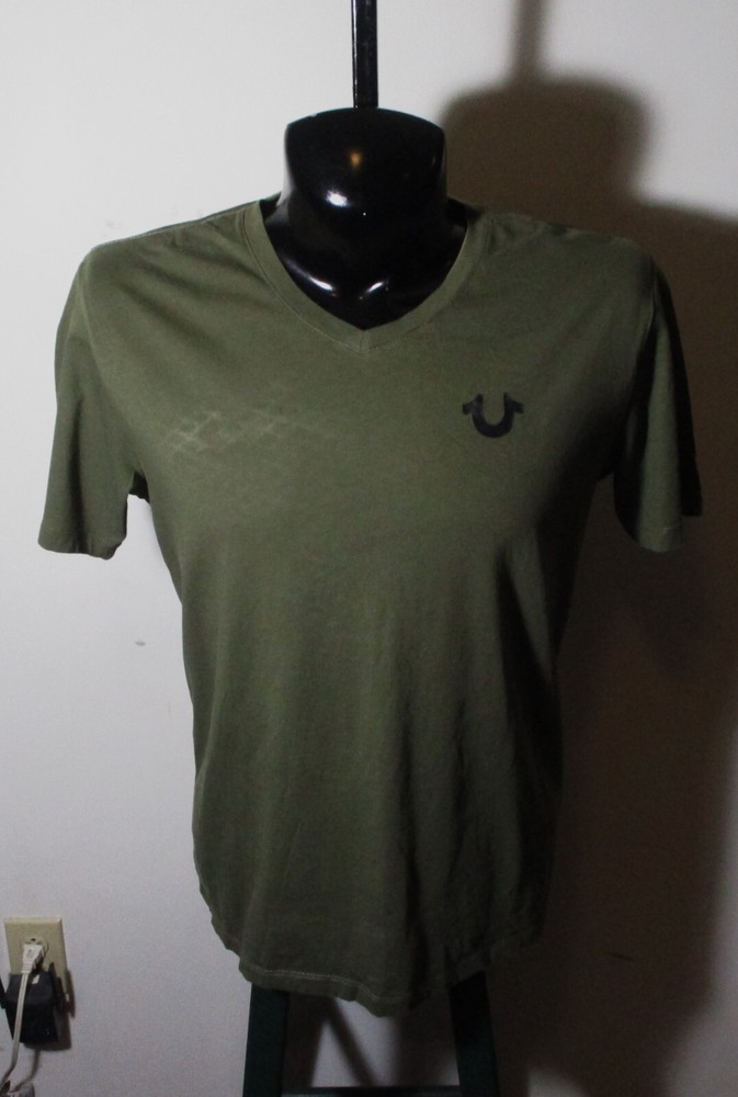 TRUE RELIGION Green Short Sleeve T-Shirt Size L NWOT