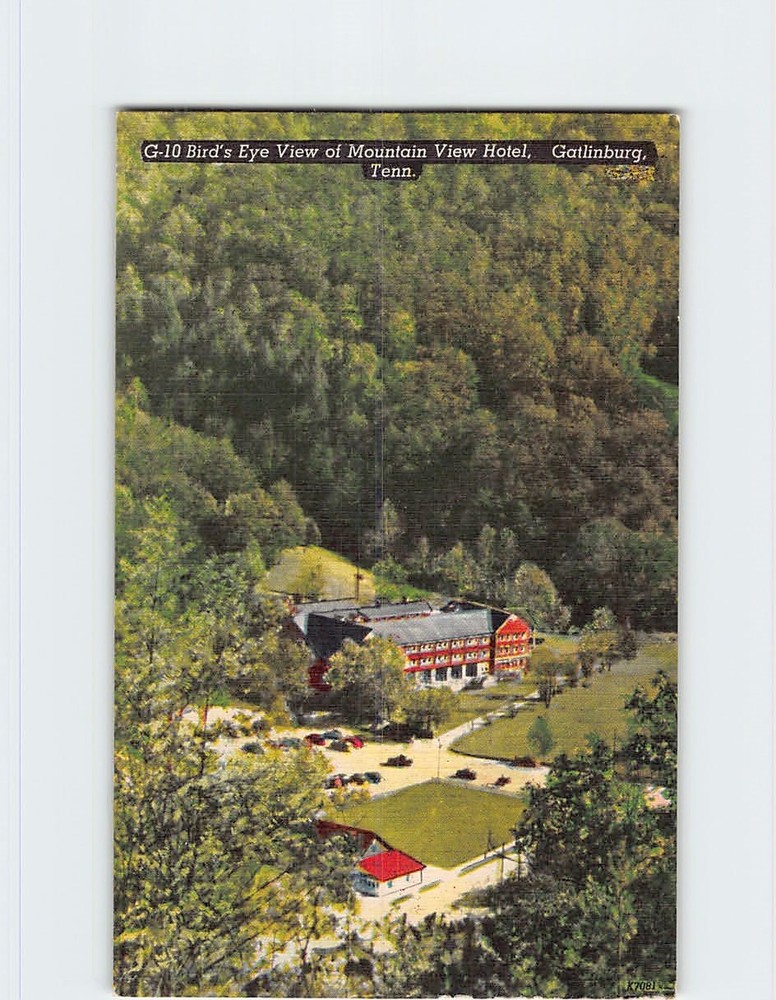 Postcard Mountain View Hotel Gatlinburg Tennessee USA