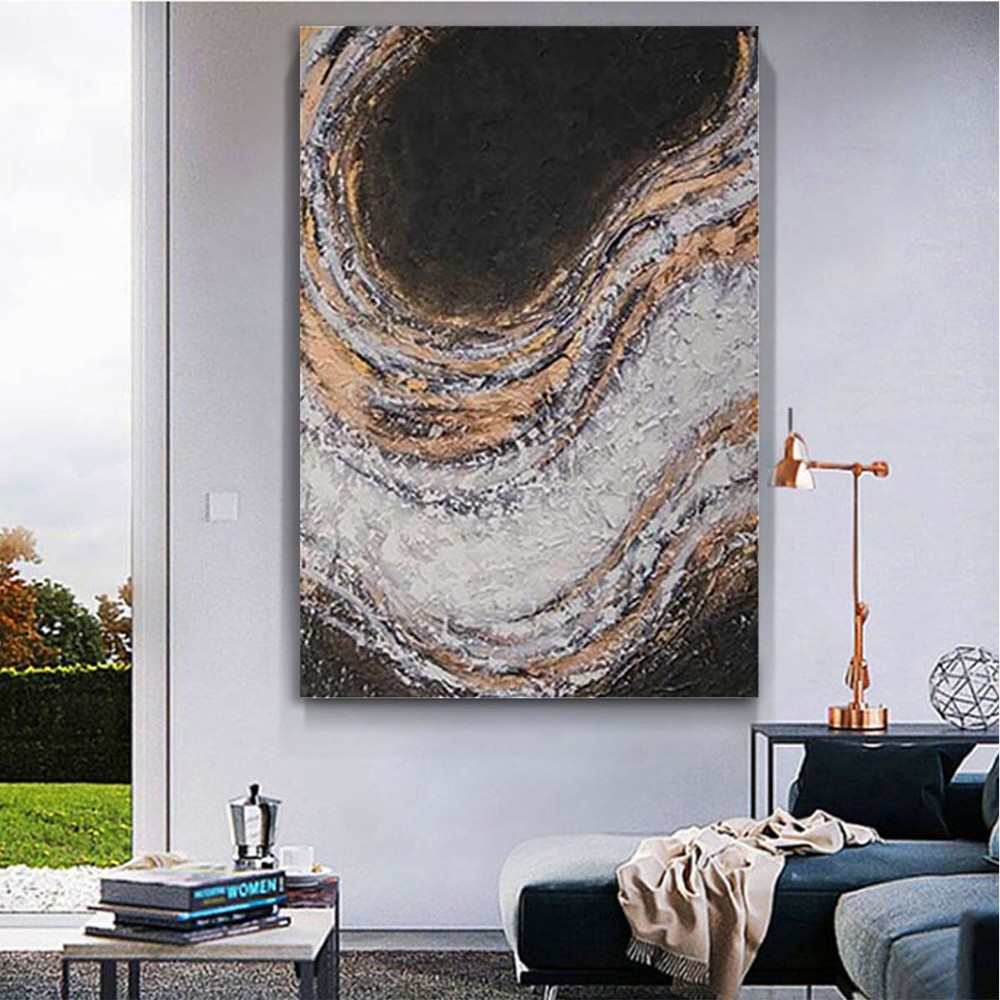 High Quality Handmade Oil Painting Abstract Wall Art Posters Custom Living Room
