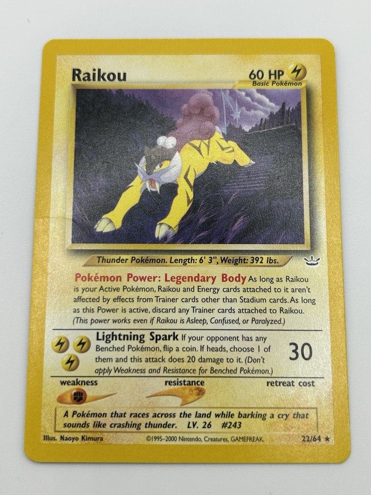 Raikou 22/64 Neo Revelation Regular