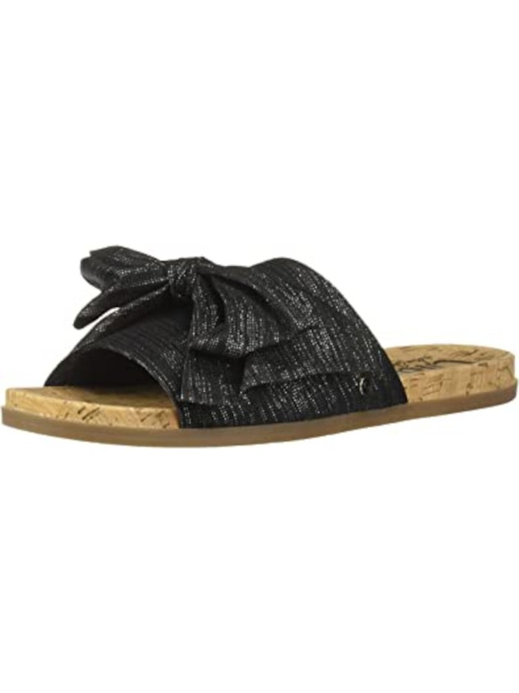 Sam Edelman Circus Womens Black Nicola Platform Slide Sandals Size 6.5 Medium