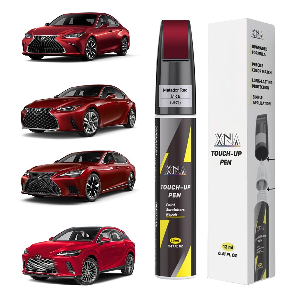 Matador Red Mica(3R1) for Lexus Touch Up Paint, Car Scratch Remover for Nicks...