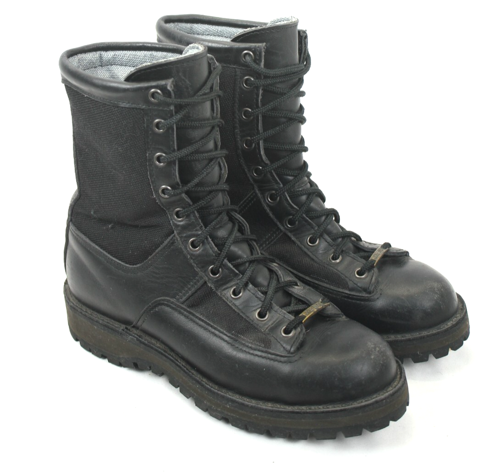 Danner Acadia 8 Inch Gore-Tex Black Leather EMS Law Enforcement Boots Size 7D US Excellent Condition-image