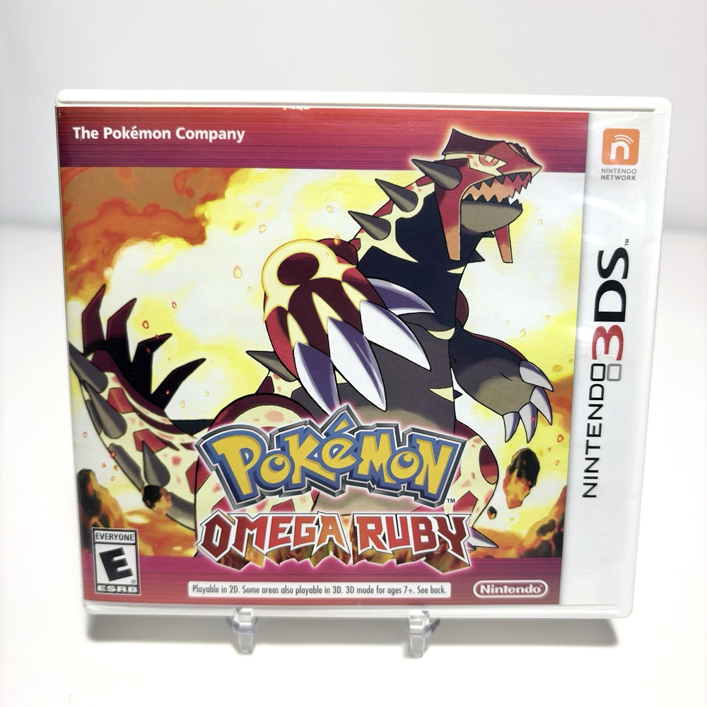 Pokemon Omega Ruby Nintendo 3DS Complete CIB Tested Authentic Clean Fast Ship