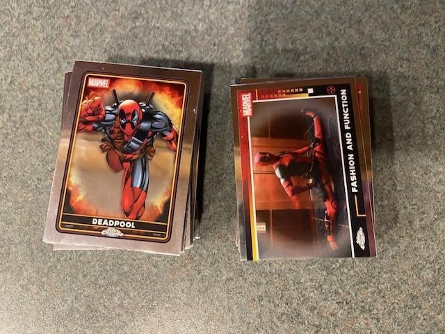 2025 Topps Chrome Marvel Deadpool Complete Base Set #1-100 (100 Cards)