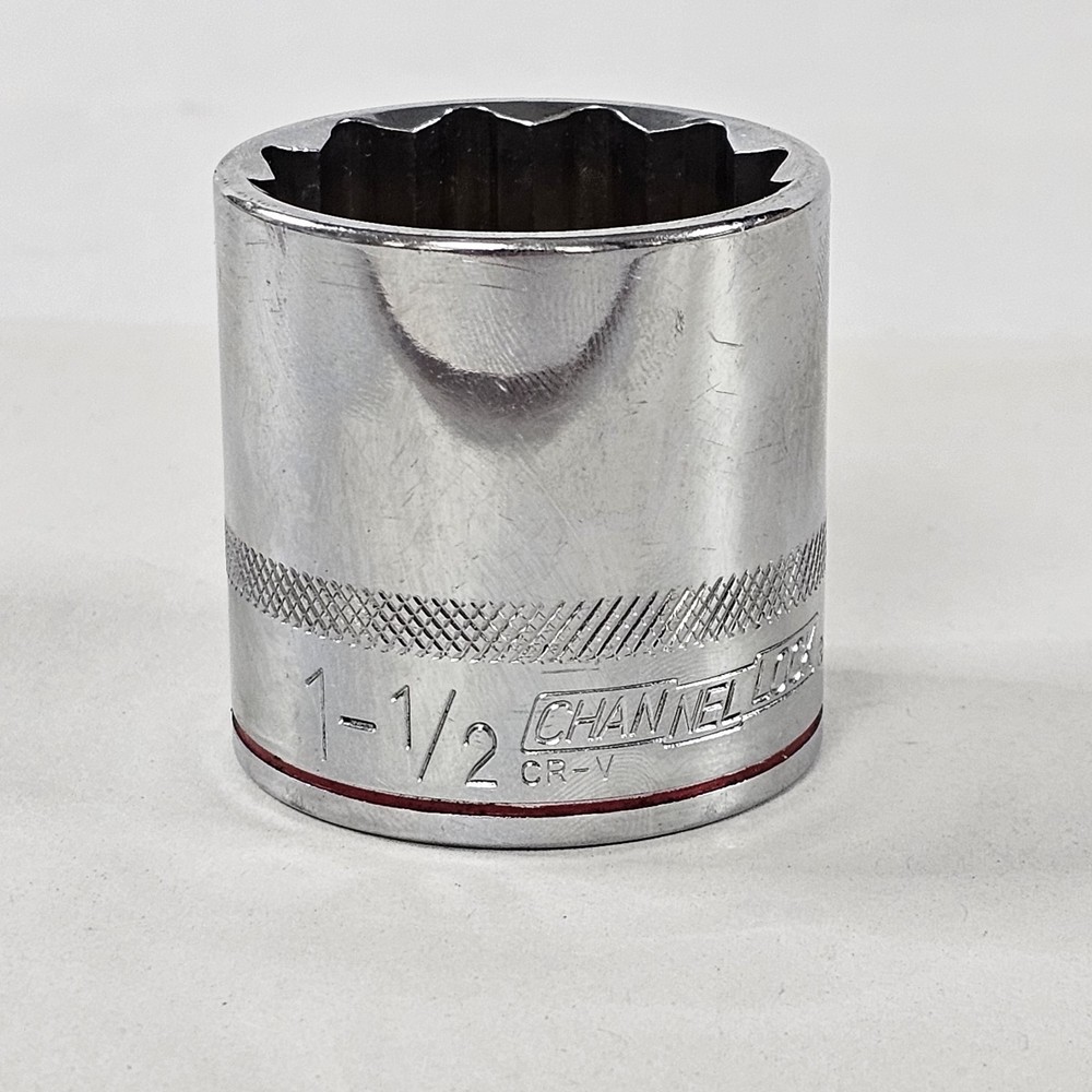 Vintage Channellock 12-Point 1-1/2 Inch CR-V Socket – Check Description  