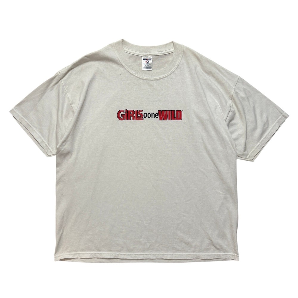 Y2K 00s Girls Gone Wild TV Show Promo White T-Shirt Men's XL