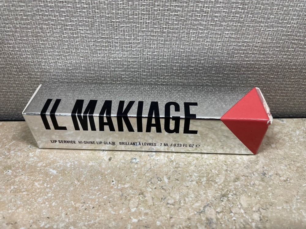 IL MAKIAGE Lip Service Hi-Shine Glaze Lip Gloss 574 PDA  7ml/.23oz  NEW IN BOX