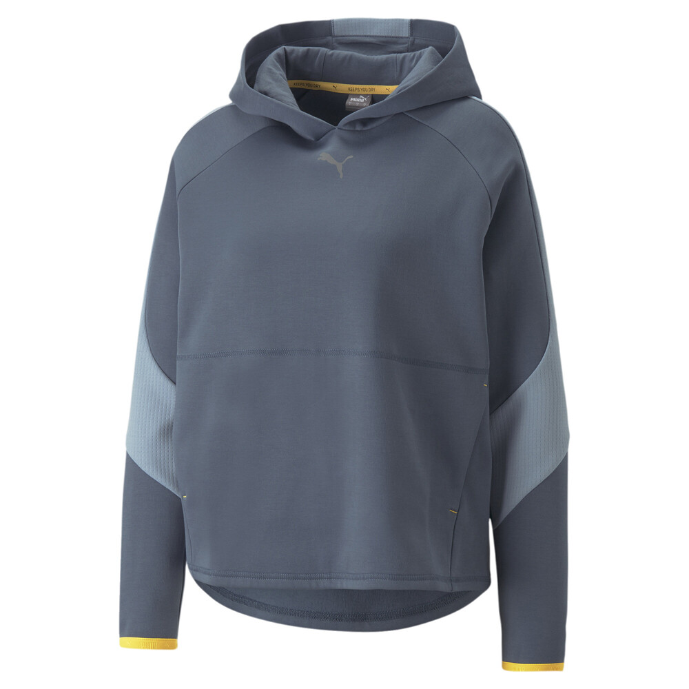 Puma Evostripe Pullover Hoodie Womens Grey Casual Athletic Outerwear 84980818