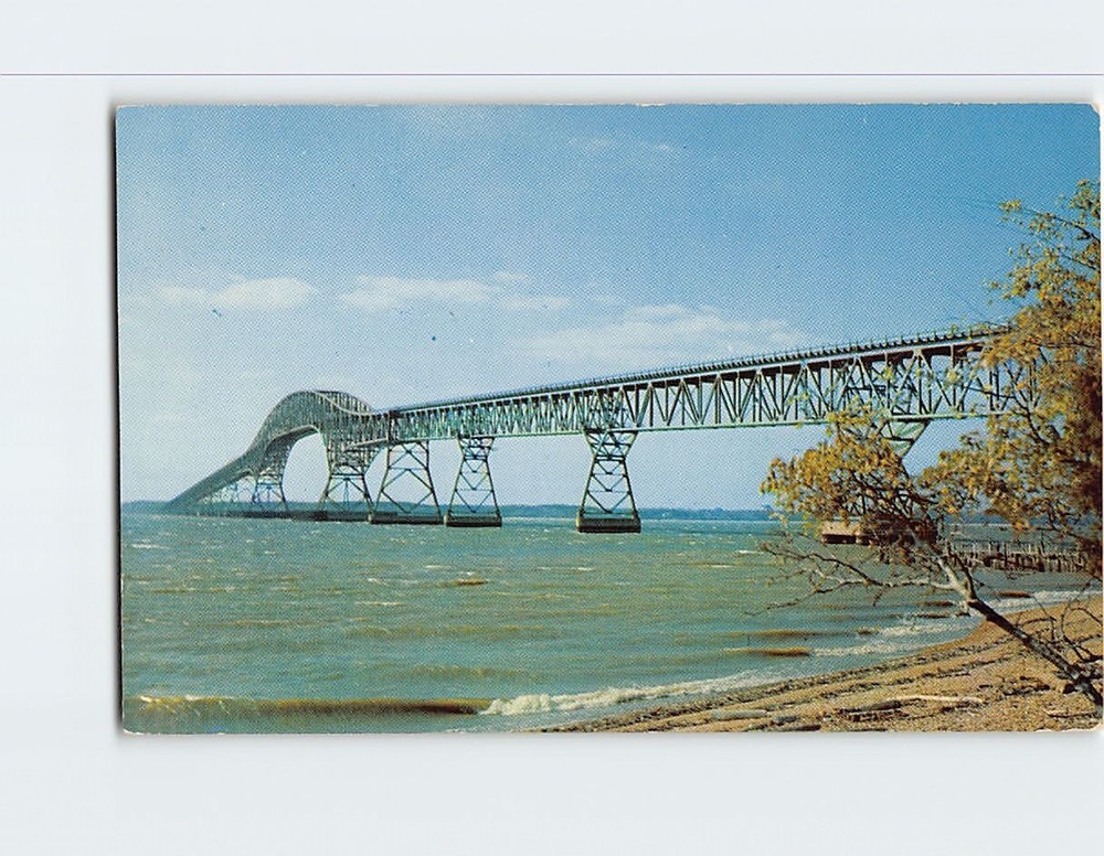 Postcard Potomac River Bridge US Route 301 Newburg Maryland