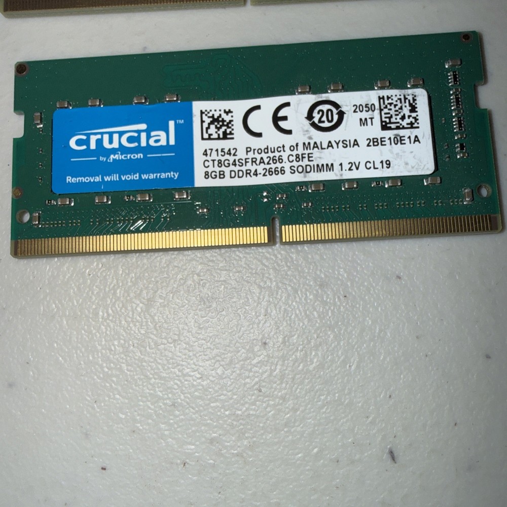 Crucial 8GB DDR4-2666 SODIMM Memory RAM Module (CT8G4SFRA266)