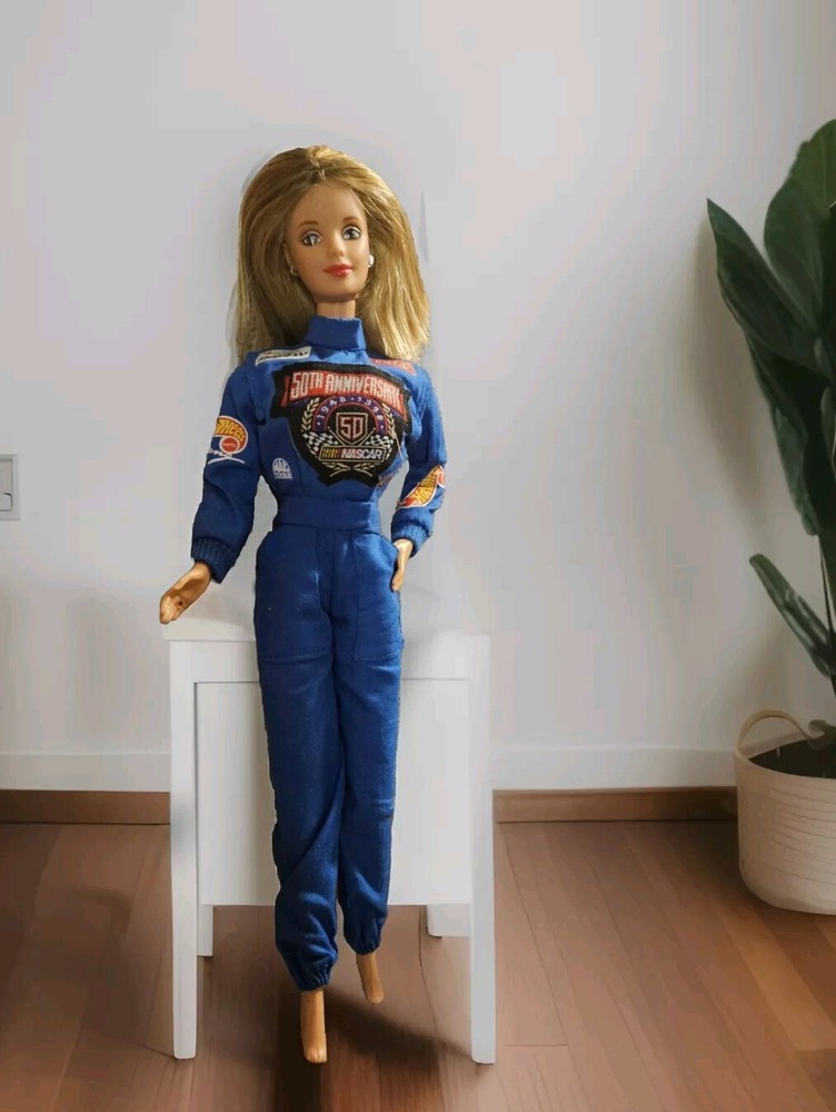 Vintage Barbie 50th Anniversary Nascar Driver 1998