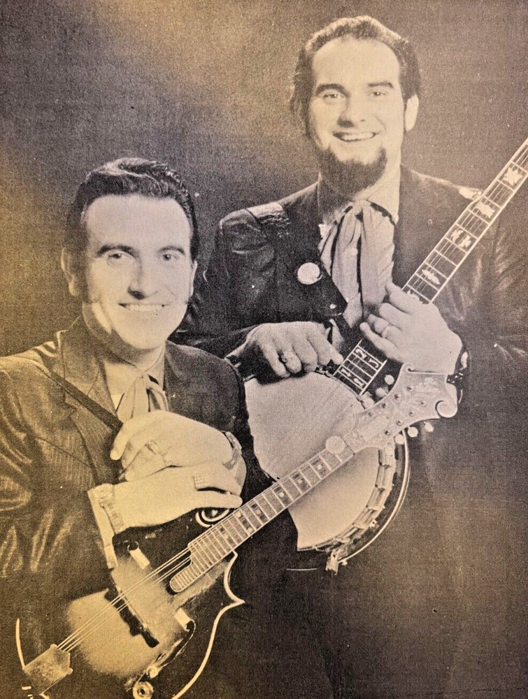 1976 Bluegrass Musicians The Osborne Brothers Sonny & Bob Osborne