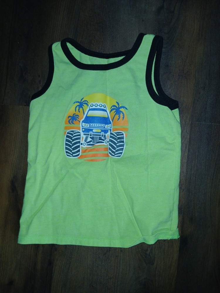 Garanimals Boy Size 2t Green Tank Top