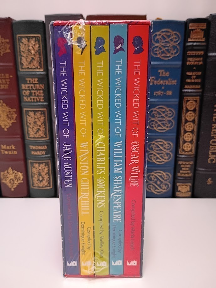 Wicked Wit Set: Jane Austen, Winston Churchill, Dickens, Shakespeare, Wilde NEW