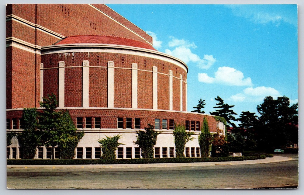 Lafayette Indiana~Purdue University~Hall Of Music Band Shell Exterior~1950s PC