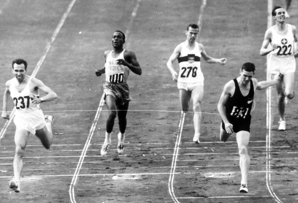 Mens 800 Metres New Zealands Peter Snell 1 Olympics 1960 Old Photo