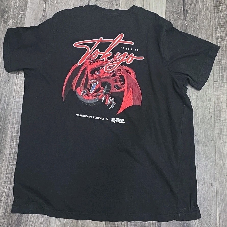 Tuned In Tokyo x Yu-Gi-Oh Slifer the Sky Dragon Size 2XL Anime Streetwear