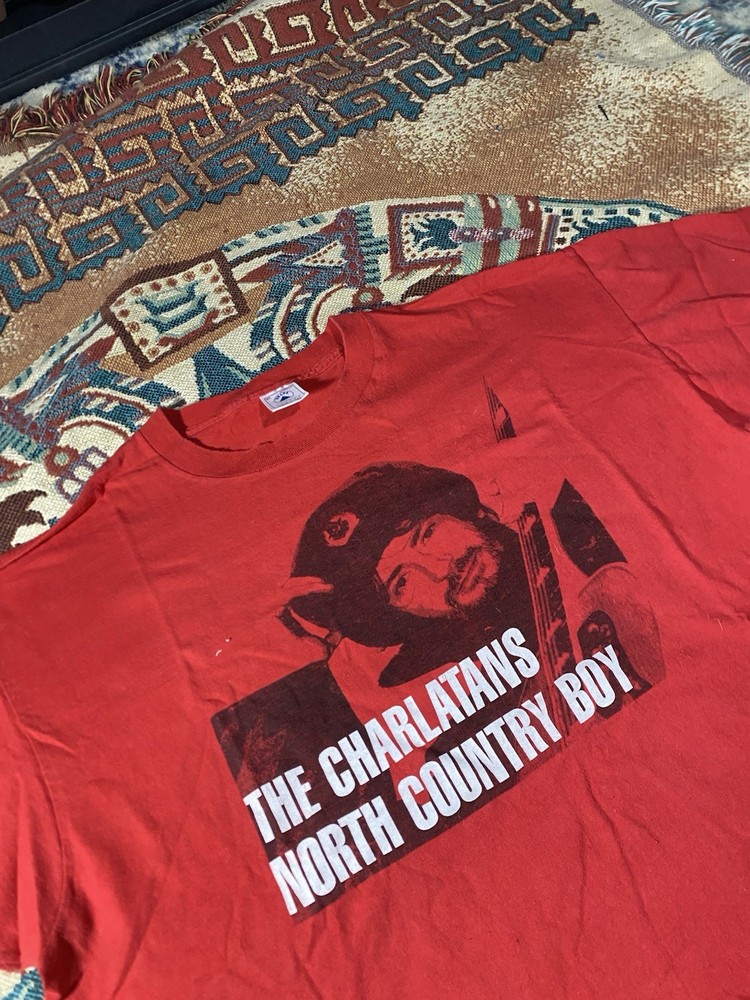 Original The Charlatans concert T shirt vintage 90s Britpop Oasis Blur Suede