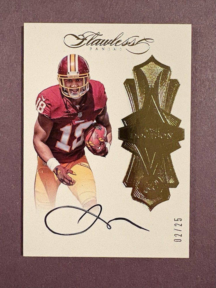 2016 Panini Flawless Football Josh Doctson Rookie Autograph /25 Redskins RC