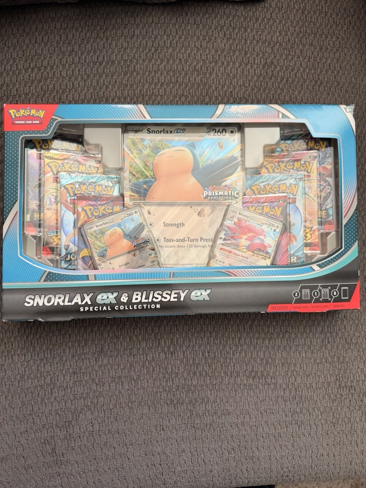 Pokemon TCG: Snorlax Ex & Blissey Ex Special Collection Box New Factory Sealed