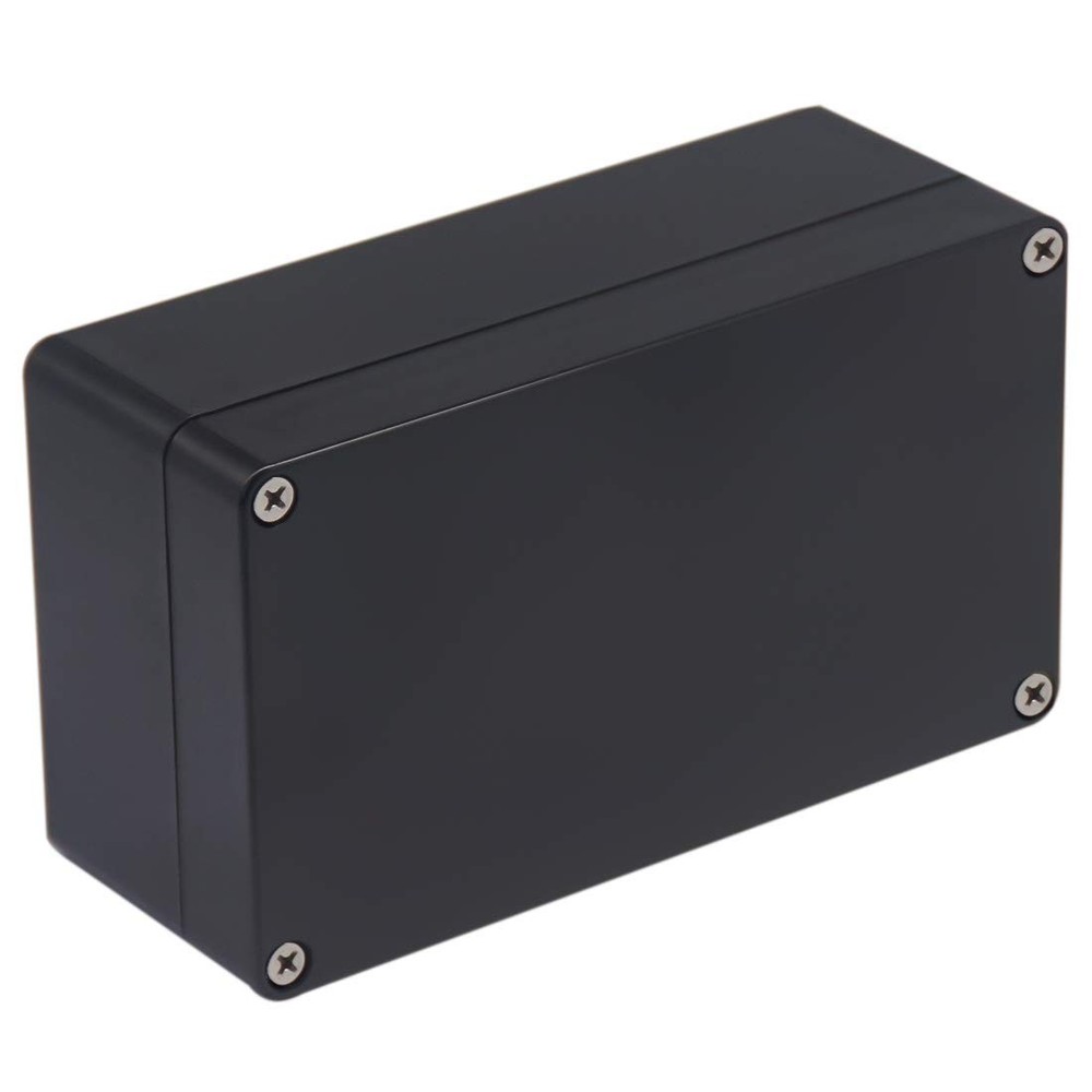 Project Box IP65 Waterproof Junction Box ABS Plastic Black Electrical Boxes DIY-image