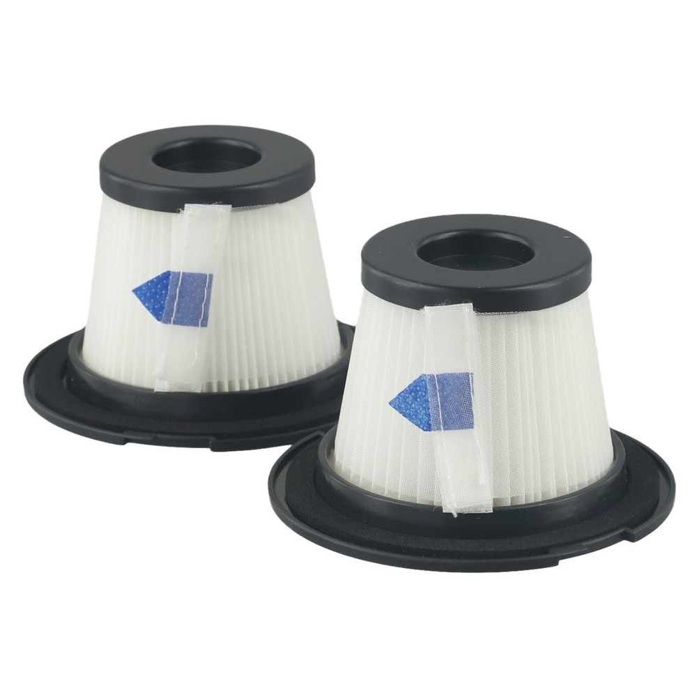 Vacuum Cleaner Filters White + Black 2 Pcs 9*5.6cm Accessories Easy To Install
