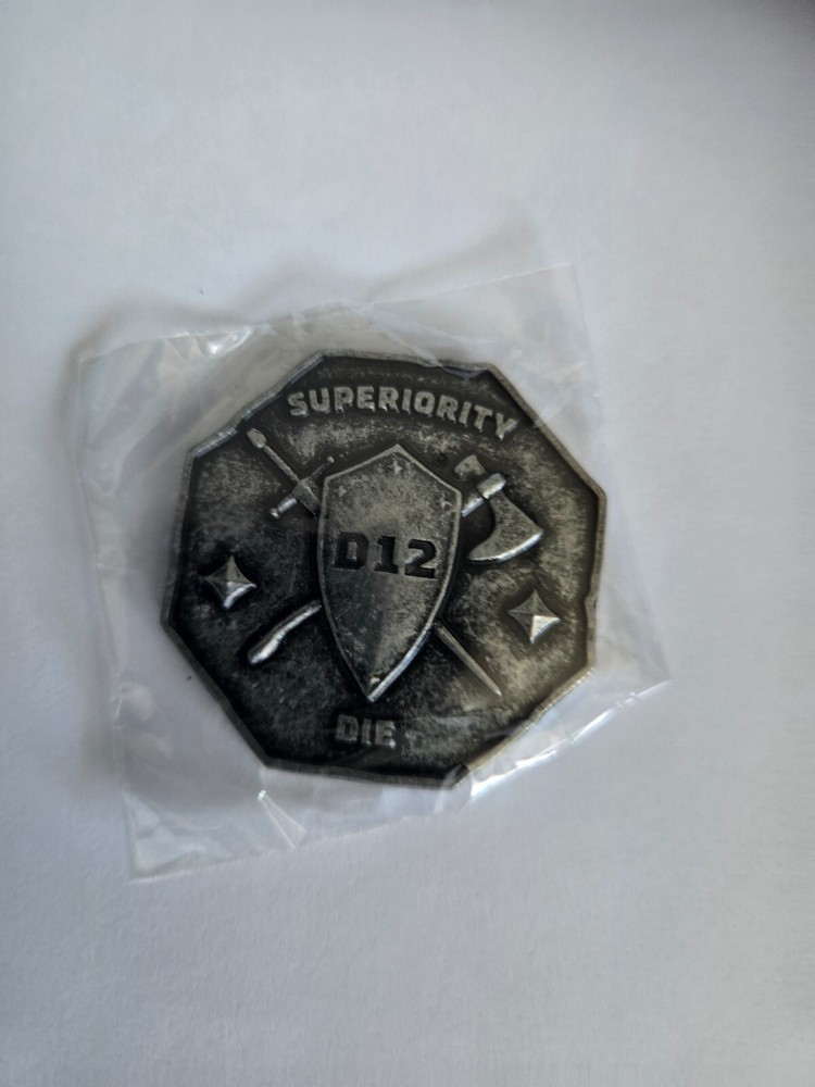Dungeons & Dragons Acererak's Treasure Packs: Superiority Die D12 Coin-image