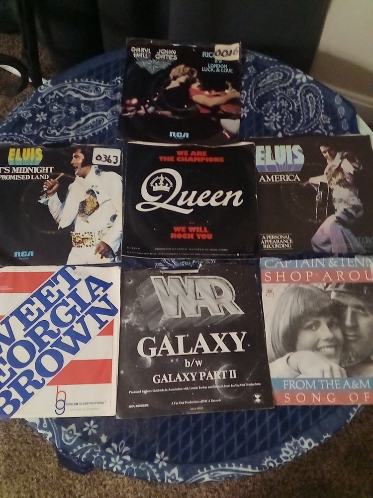 45 rpm vinyl records lot