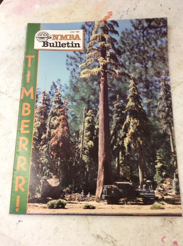 VINTAGE TRAIN MAGAZINE July 1987 NMRA Bulletin