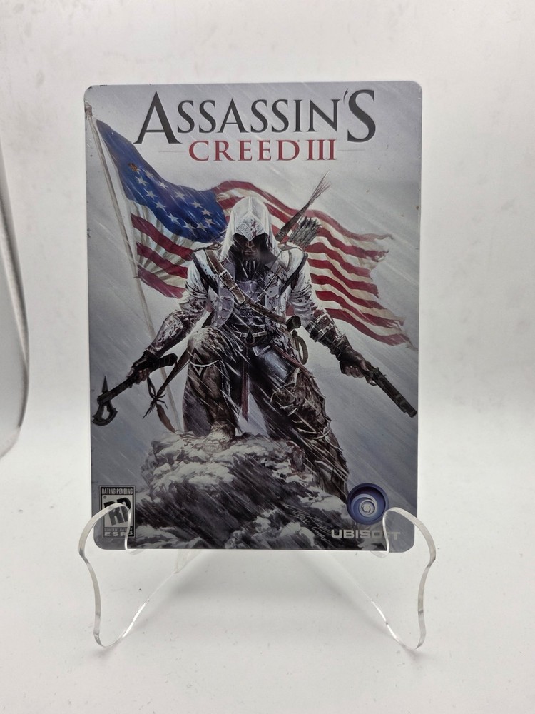 Assassins Creed 3 Xbox 360 Steelbook Complete Microsoft Limited Edition CIB III