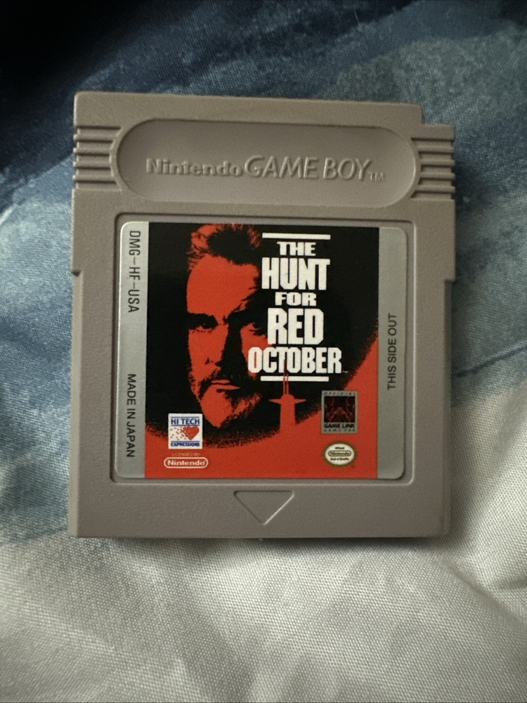 The Hunt For Red October Gameboy Tested Working