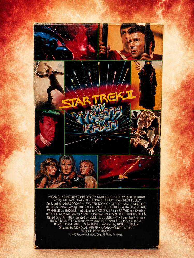 Star Trek II 2 The Wrath of Khan VHS Vintage Sci-Fi Shatner Nimoy Paramount