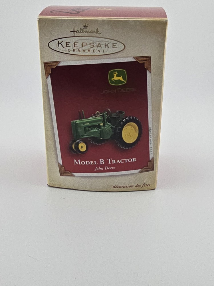 2005 Hallmark Keepsake Model B John Deere Tractor Ornament Christmas Ranch Farm