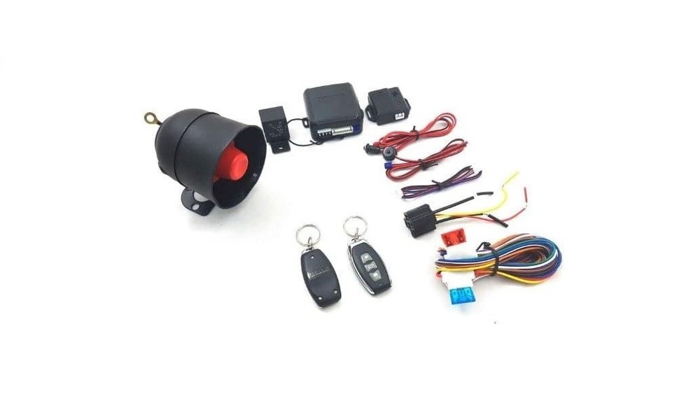 Car Alarm Central Remote Locking Security Upgrade System & Shock Sensor 2 Fobs