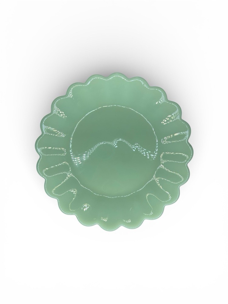 Pioneer Woman Timeless Beauty Jade Jadeite 1 Salad Plate Scalloped Edge 8.5