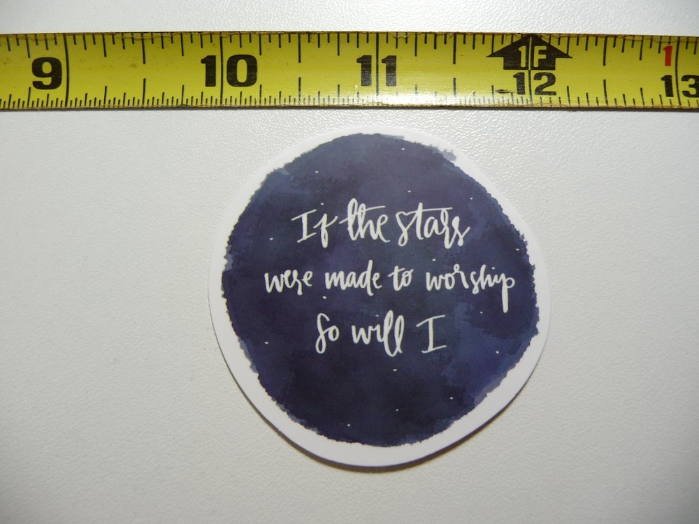 RELIGIOUS WORSHIP STARS DECAL STICKER CHRIST FAITH CHURCH BELIEF