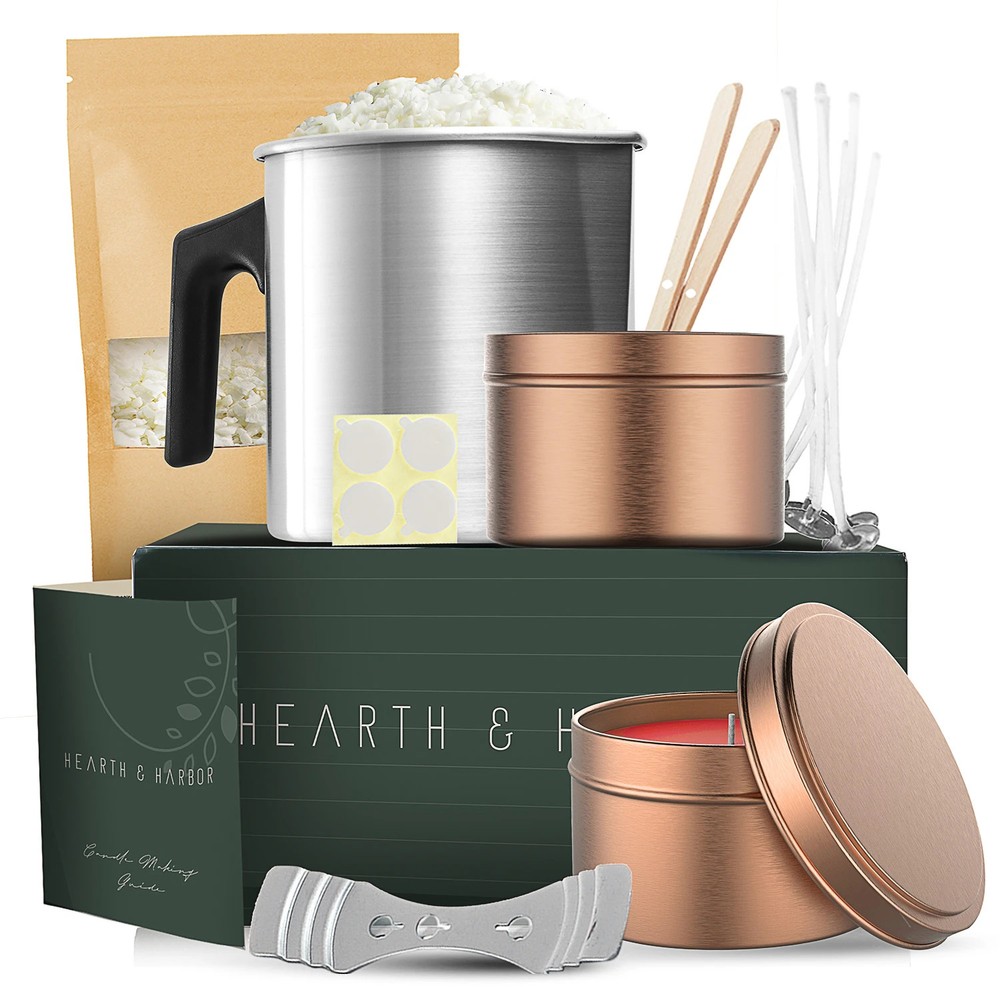 Empyrean Soy Candle Making Kit - Natural Soy Wax, Tins, Multi