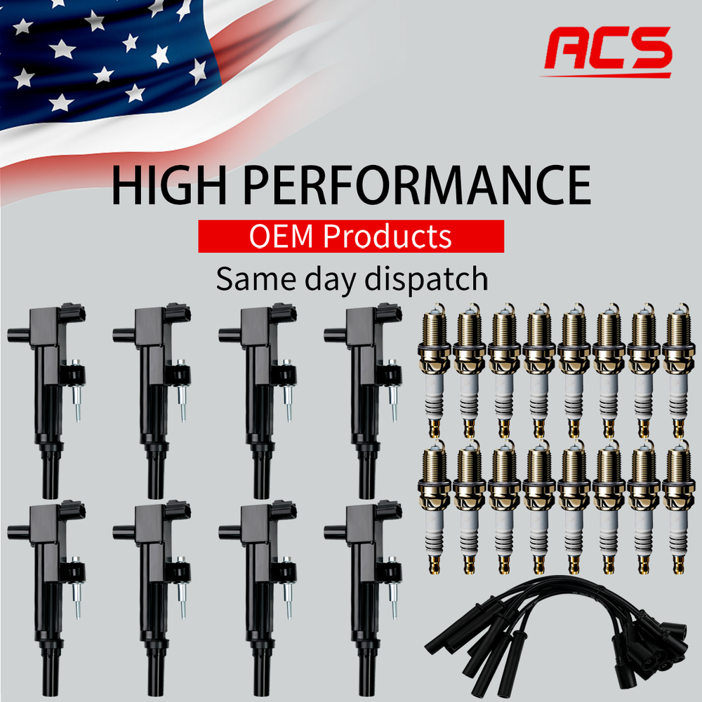 High-Performance 8X Ignition Coils & Iridium Plugs Kit for Dodge Ram Jeep 4.7L UF601