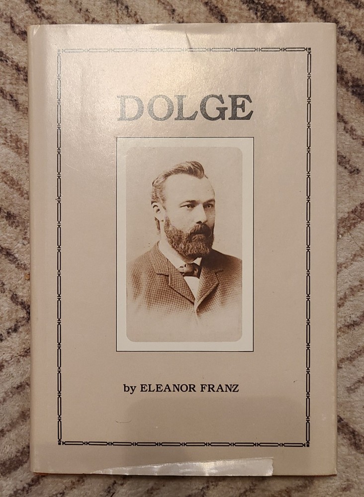 DOLGE By Eleanor Franz Hardcover W/Dust Jacket 1st Edition  Signed By The Author