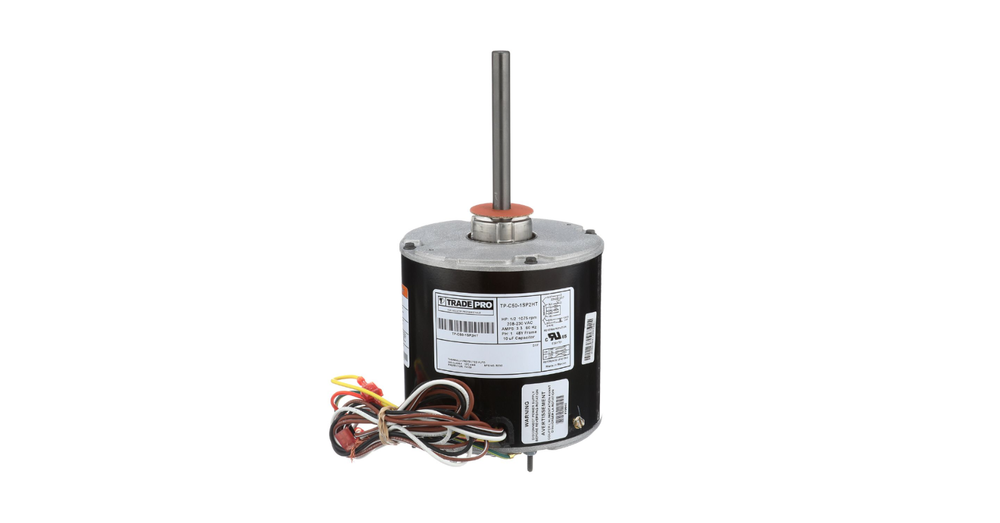 Condenser Fan Motor, 1/2 HP, Hi-Temp, 208-230/1/60, 1075 RPM